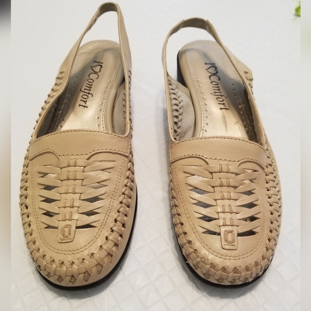 Women's I Love Comfort Beign Slip On Sling Back Size 7M